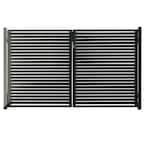 Quick Screen 3.33 ft. x 5.91 ft. x 0.20 ft. Aluminum Gate in Black for fence panels