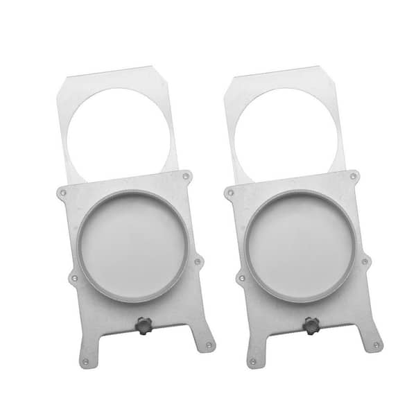 5 in. Aluminum Blast Gate for Dust Collection Systems (2-Pack)