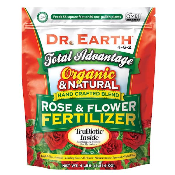 DR. EARTH 4 lbs. Organic Total Advantage Flower and Rose Food