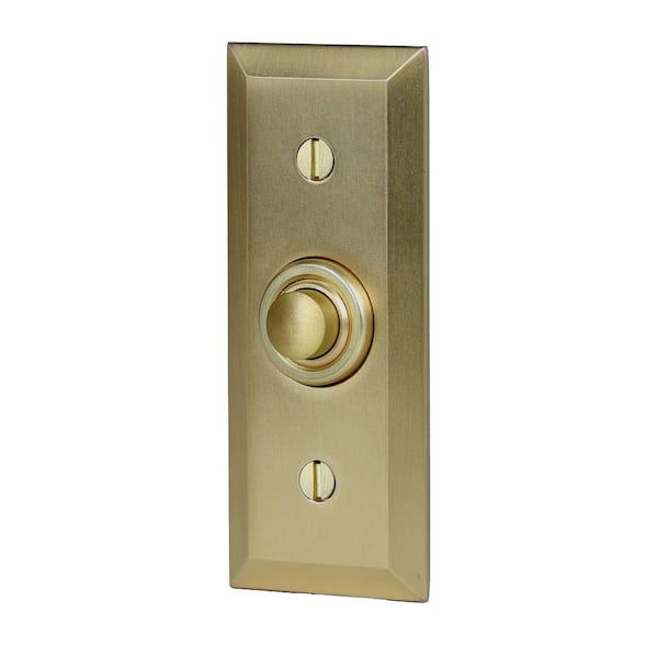 Push Button Bevel Newhouse Hardware Wired Metal Rectangular Beveled Recessed Mount ...
