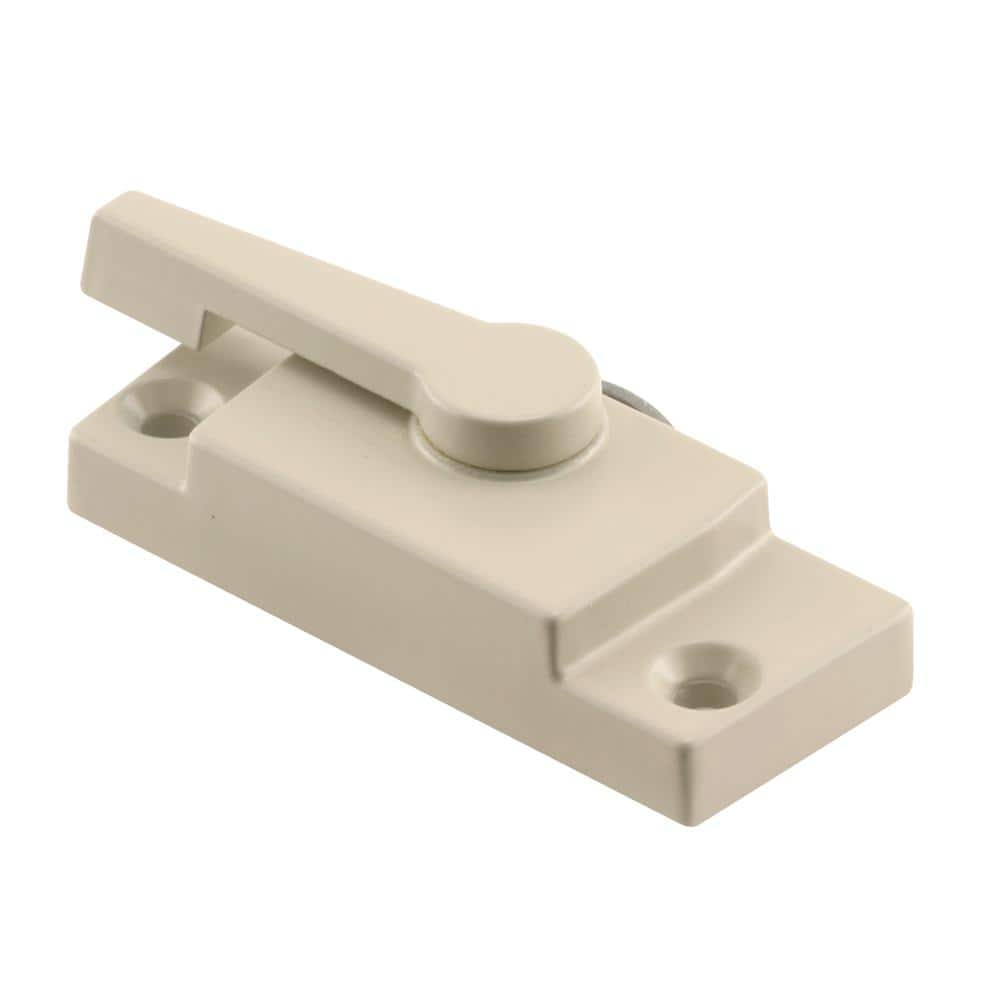 Prime-Line Vinyl Window Sash Lock, Diecast, Almond F 2747 - The Home Depot