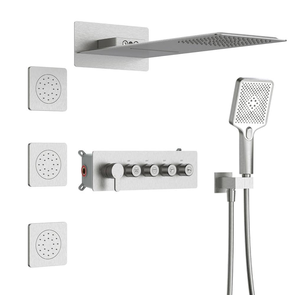 https://images.thdstatic.com/productImages/82363a33-bab6-4a4f-8379-8578ccc9e7a6/svn/brushed-nickel-giving-tree-shower-towers-xlhddotu0122-64_1000.jpg