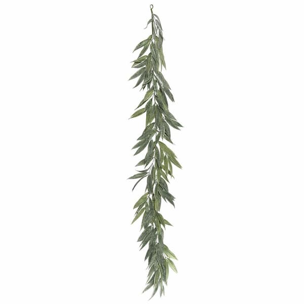 Vickerman 6 ft. Green Artificial Muddy White Willow Other Garland.