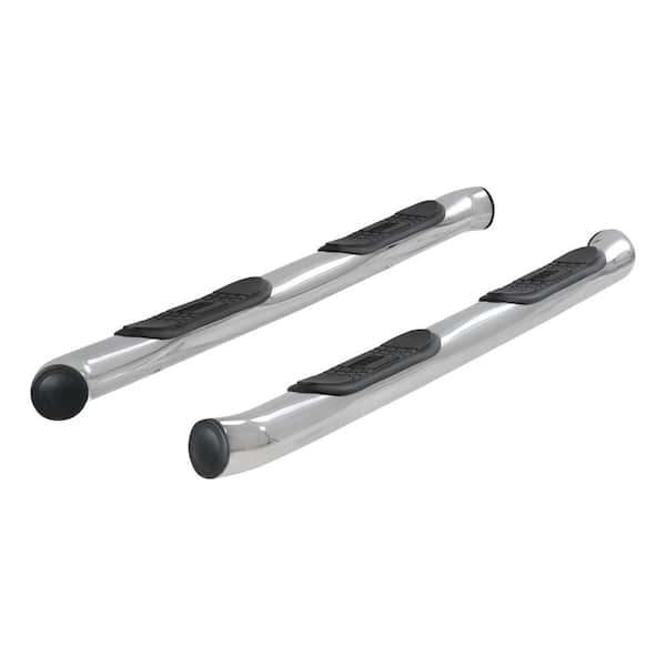 Aries 3-Inch Round Polished Stainless Steel Nerf Bars, No-Drill, Select Honda Pilot