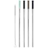 MARTHA STEWART EVERYDAY 5 Piece Stainless Steel Straws and Brush Set in  Assorted Colors 985118011M - The Home Depot