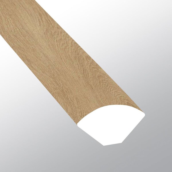 A&A Surfaces Acclima Waldorf 0.75 in. T x 0.63 in. W x 94 in. L Luxury Vinyl Quarter Round Molding