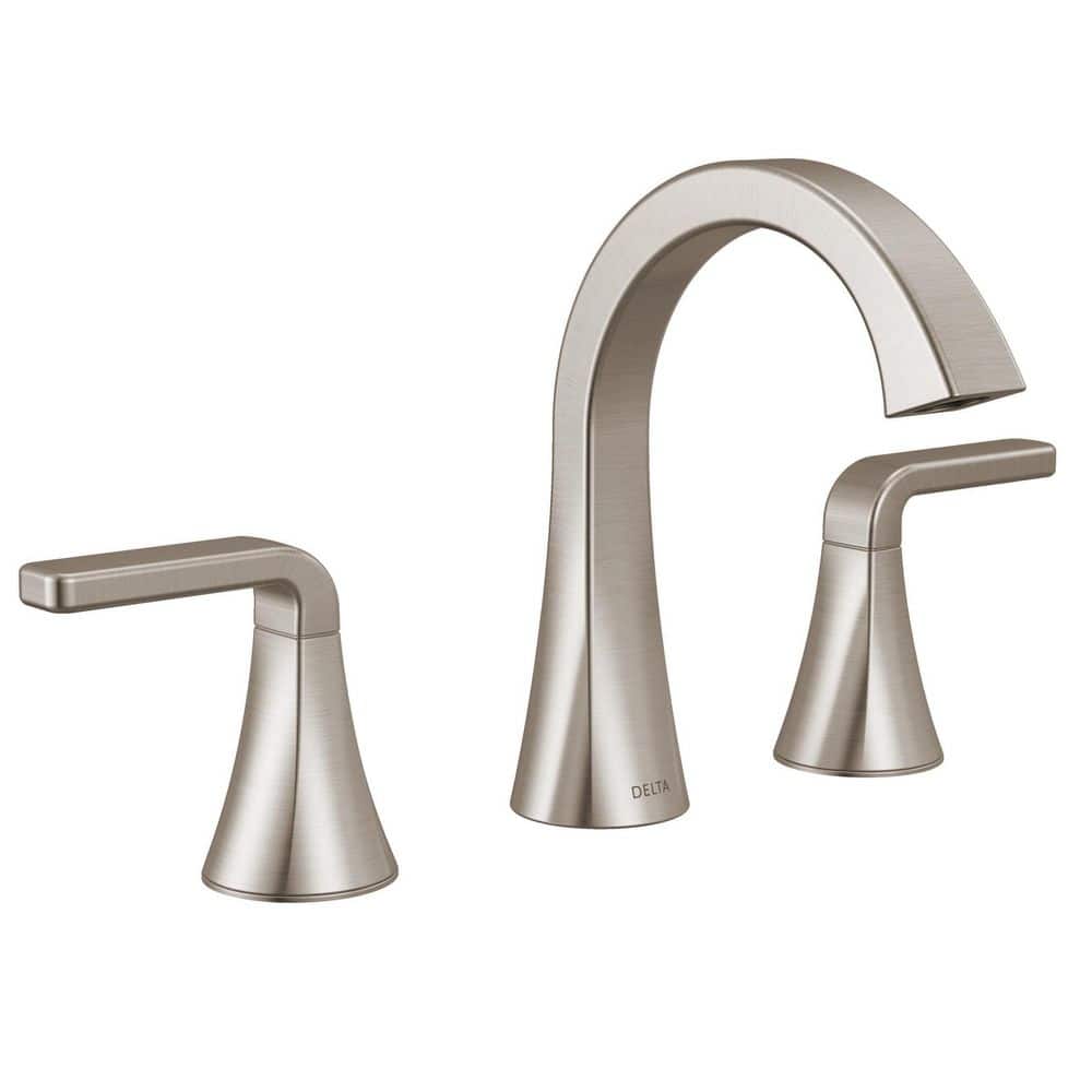 Lineax 8 in. Widespread Double Handle Bathroom Sink Faucet in Stainless price history on PriceWatchPro
