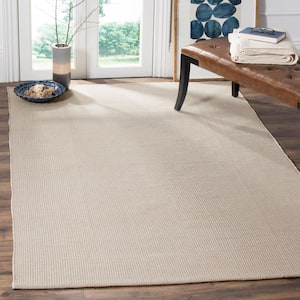 Montauk Ivory/Gray 6 ft. x 6 ft. Square Gradient Solid Area Rug