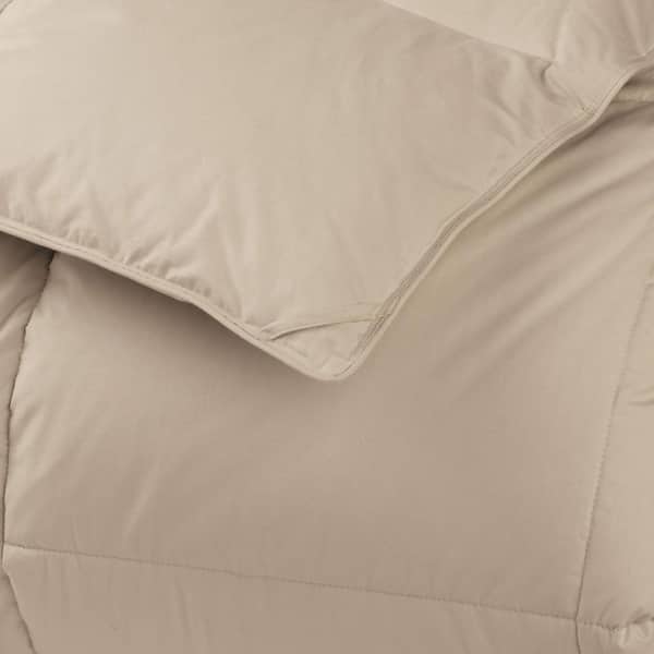 LaCrosse Light Warmth Feather Tan Twin Down Comforter