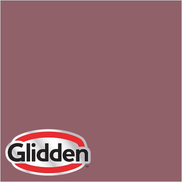 Glidden Premium 1 gal. #HDGR25D Colonial Brick Red Flat Interior Paint with Primer