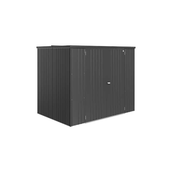 Equipment Locker 230 x L 7.5 ft. W 5 ft. D Metal Shed with Lockable Door in Dark Gray (38 sq. ft)