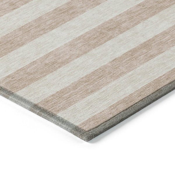 Chantille ACN530 Beige 8 ft. x 10 ft. Machine Washable Indoor/Outdoor Geometric Area Rug