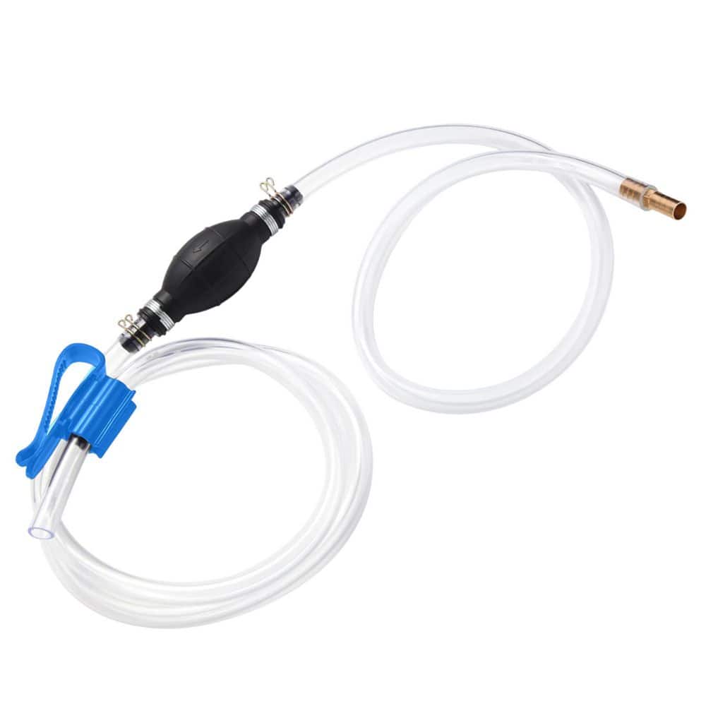 Manual PVC Gasoline Water Oil Diesel Transfer Siphon Pump with 2 Hoses, One-Way Valve, Fast Liquid Flow price history on PriceWatchPro