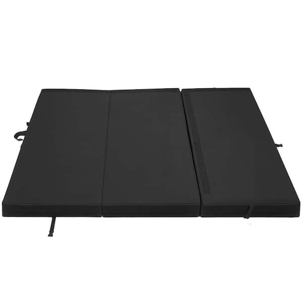 Bouldering Crash Pad, Folded Size 48 in. x 22.2 in. x 15 in., Tri-Fold Rock Climbing Crash Pad Safety Pad