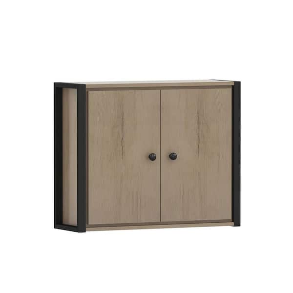 Allier 15-1/4 in. W x 32 in. H x 10 in. D Bathroom Linen Storage Cabinet in Gray Oak