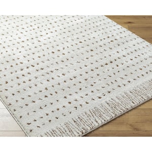 Freud Ivory Modern 5 ft. x 7 ft. Indoor Area Rug