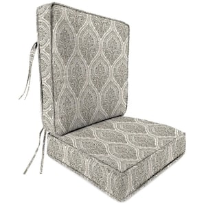 22 in. L x 45 in. W x 4 in. T Outdoor Deep Seat Chair Cushion Set in Andorra Umber