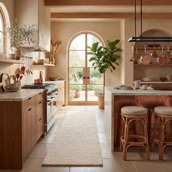 Natura Ivory 2 ft. x 8 ft. Gradient Runner Rug