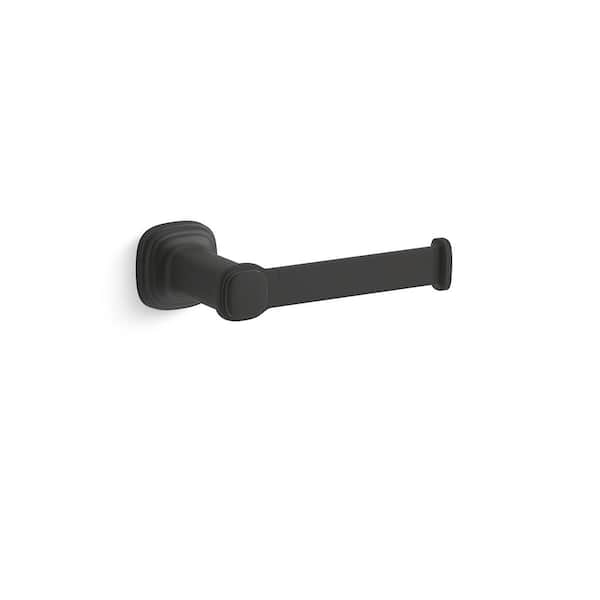 KOHLER Numista Wall-Mount Toilet Paper Holder in Matte Black