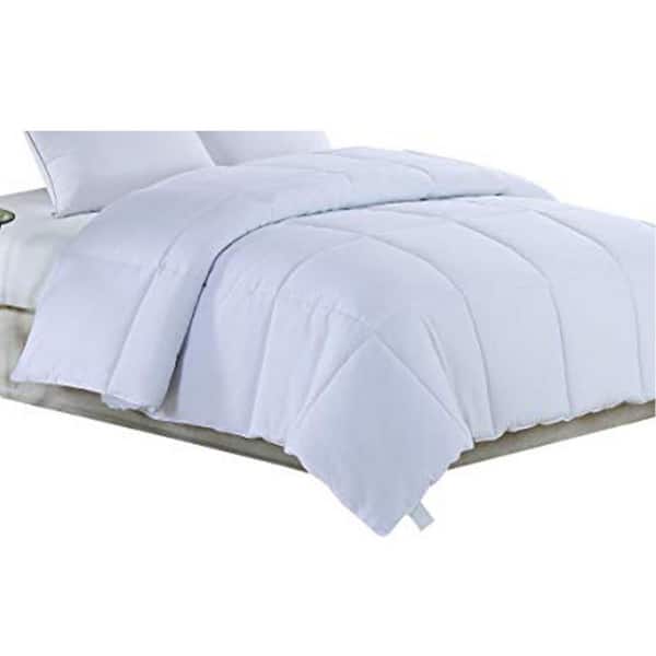 Homeroots Ine White Solid Color, Solid Color Twin Bed Comforters