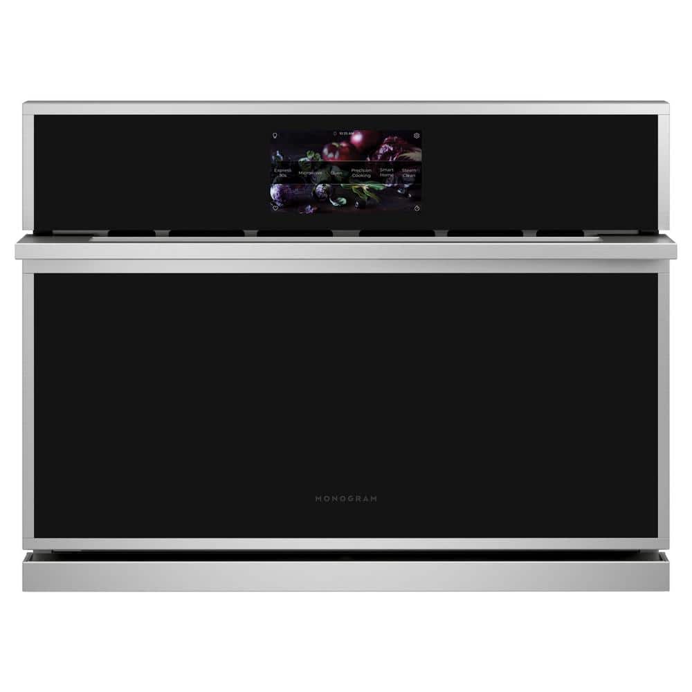 27 in. 1.7 cu. ft. Smart Electric Built-in Microwave Convection Wall Oven with Advantium Cooking in Stainless Steel price history on PriceWatchPro