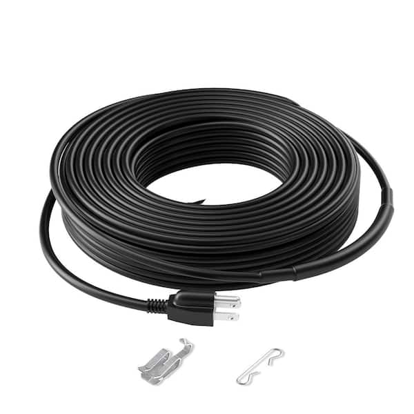 SKYSHALO Self-Regulating Pipe Heating Cable, 80 ft. 5W/ft. Heat Tape for Pipes Gutter and Pipe Freeze Protection