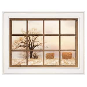 Charlie View of Fields 1-Piece Framed Wall Art 15 in. x 19 in.