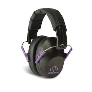 Pro Low Profile Folding Muff in Black and Purple