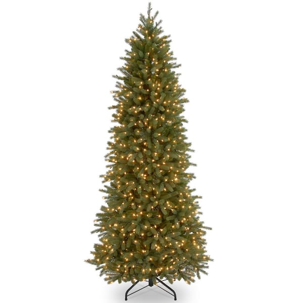 Reviews For National Tree Company 9 Ft. Jersey Fraser Fir Pencil Slim Tree With Clear Lights | Pg 1 - The Home Depot