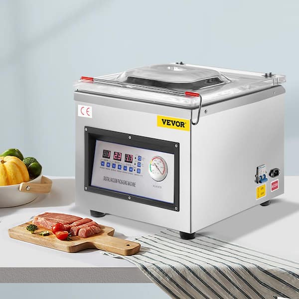 Stainless Steel Chamber Vacuum Sealer Kitchen Food Vacuum Sealer Digital Packaging Machine Sealer for Food Saver