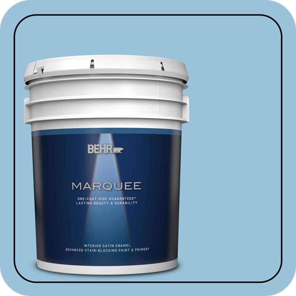 5 gal. #560D-4 Madras Blue Satin Enamel Interior Paint & Primer price history on PriceWatchPro