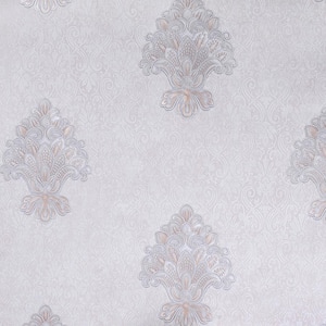 Falkirk McGowen III Light Purple Vintage Floral Peel and Stick Self Adhesive Wallpaper (Covers 35.5 sq. ft.)