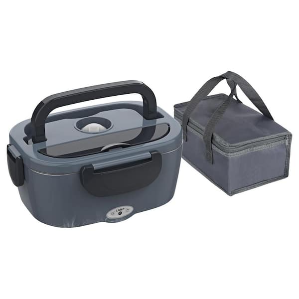 Electric Lunch Box Food Heater, 3-in-1 Heating Lunch Box for Work/Car/Truck, 1.5L Stainless Steel Container