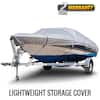 Budge Sportsman 150 Denier 18 ft. to 20 ft. (Beam Width Up to 102 in.) Silver  V-Hull Fishing Boat Cover Size BT-5 B-150-X5 - The Home Depot