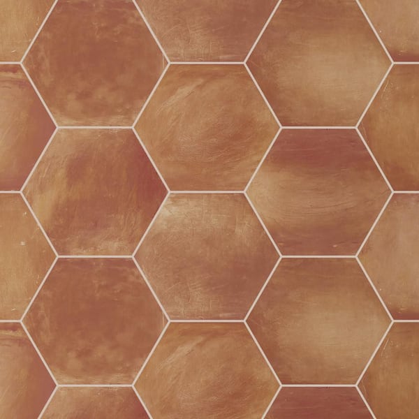 Sentier Hex des Ocres 6 in. x 6 in. Porcelain Floor and Wall Tile (5.4 sq. ft. /Case)