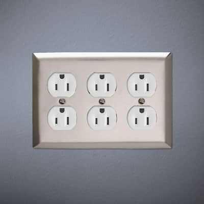 3-Gang - Outlet Wall Plates - Wall Plates - The Home Depot