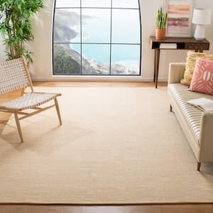 Montauk Gold 9 ft. x 12 ft. Solid Color Area Rug