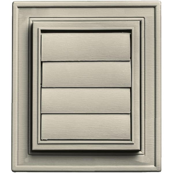 Builders Edge Square Exhaust Siding Vent #089-Champagne