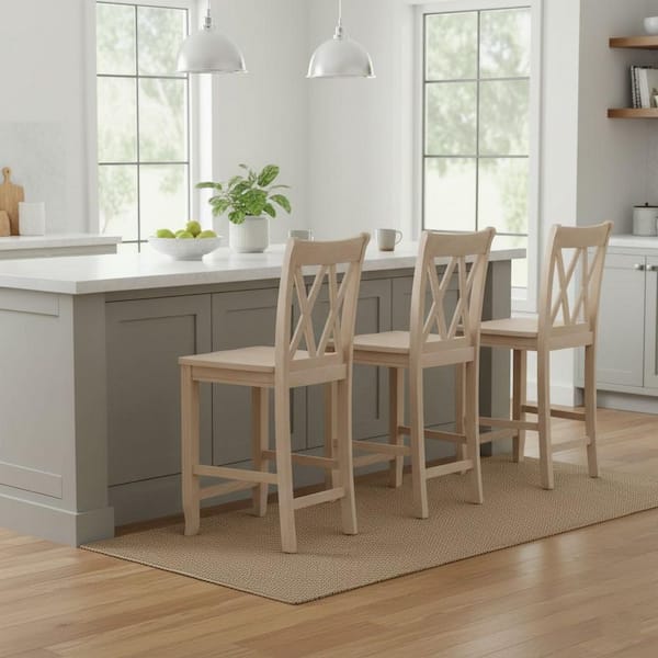 41 in. Double X-Back Stool