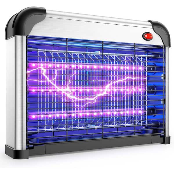 3-Lamp Electric Bug Zapper Indoor LED Insect Repellent with Energy-Saving Design