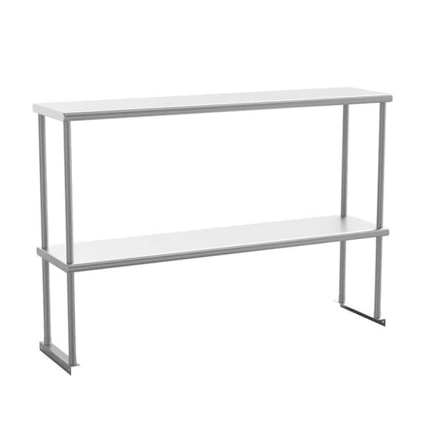 Carnegy Avenue 12 in. Rectangle Stainless Steel Metal with Stainless Steel Frame (Seats)