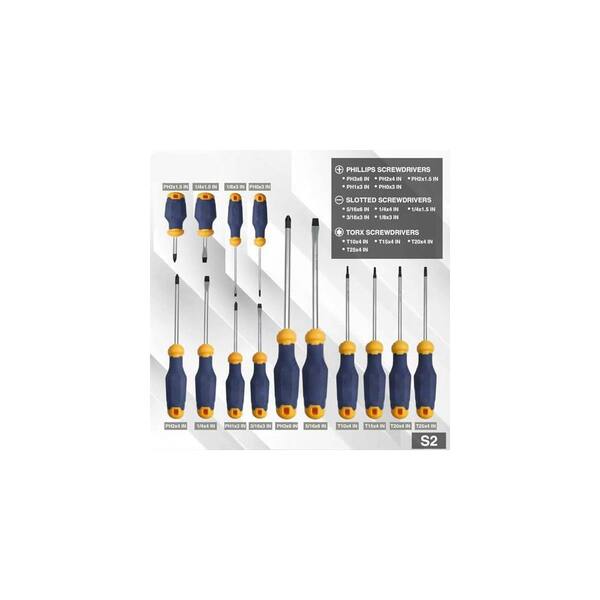 YICHUHAOXI Magnetic Screwdriver Set 66-Piece S2 Alloy Tool Steel