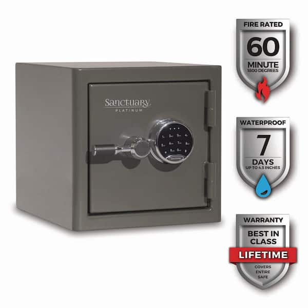 SANCTUARY Small Fire and Waterproof Home and Office Vault