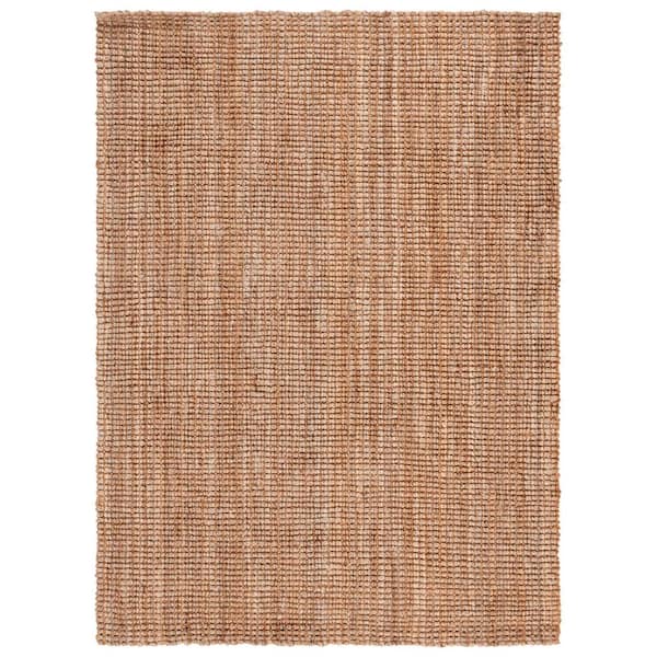 SAFAVIEH Natural Fiber Beige 6 ft. x 9 ft. Woven Cross Stitch Area Rug