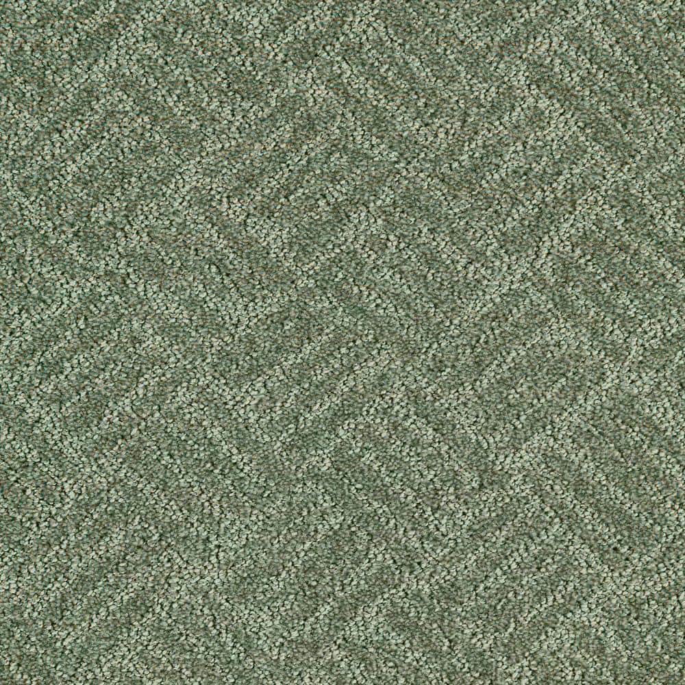8 in. x 8 in. Pattern Carpet Sample - Embers Aloft -Color Leprechaun