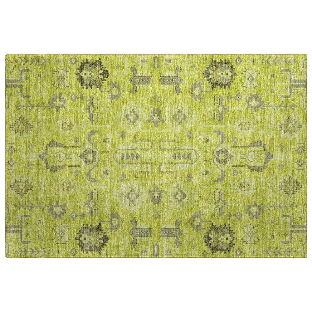 Dream Shag Premium Machine Washable Abstract ADS697 Aloe 2 ft. x 3 ft. Accent Rug price history on PriceWatchPro