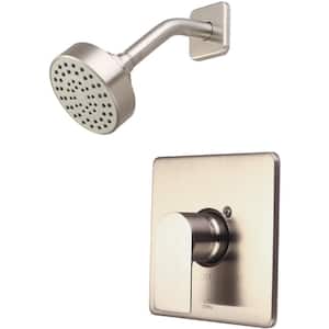 i4 1-Handle Wall Mount Shower Faucet Trim Kit in Brushed Nickel (Valve not Included)