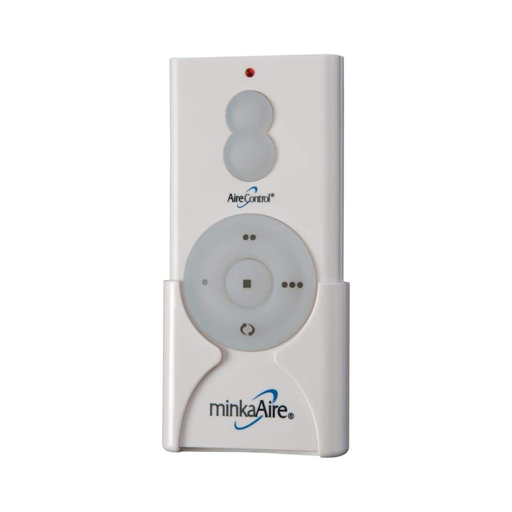 Transitional White Ceiling Fan Remote Control System