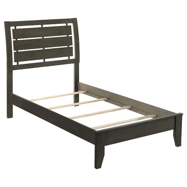 Coaster Serenity Mod Gray Wood Frame Twin Panel Bed