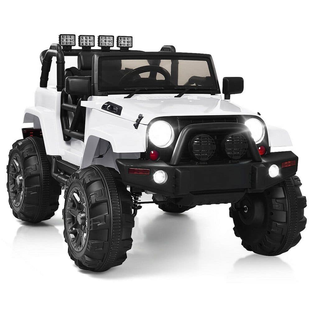 Electric 12V Kids Ride-on Car Truck Parent Control with 2.4 GHZ Remote Control White price history on PriceWatchPro